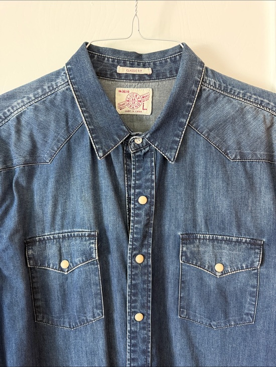 Rock & Republic Other - Lucky Brand Indigo Western Shirt with snap buttons